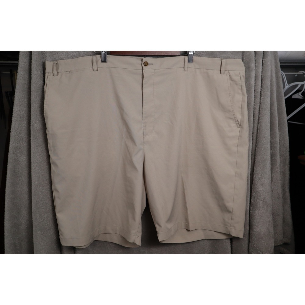 Roundtree & Yorke Performance Mens Golf Shorts 50B Beige